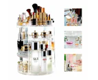 360 Rotating Acrylic Makeup Organiser Cosmetics Brush Holder - Clear