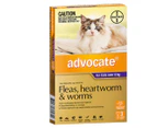 Advocate Flea & Worm Treatment For Cats Over 4kg 3pk