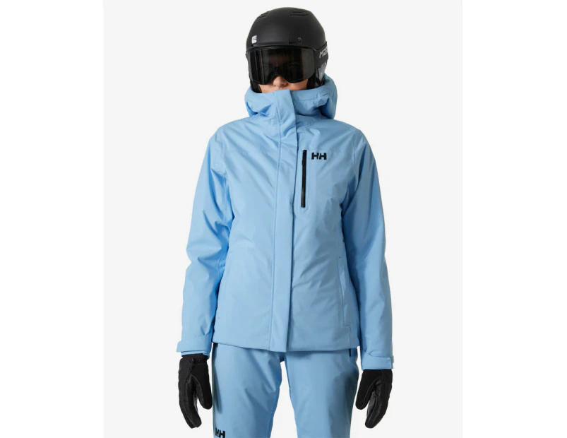 Helly Hansen Womens Snow W Snowplay Jacket, Bright Blue - 627 BRIGHT BLUE
