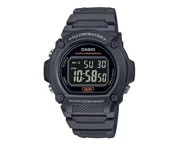 Casio W219H-8 Grey Digital Watch