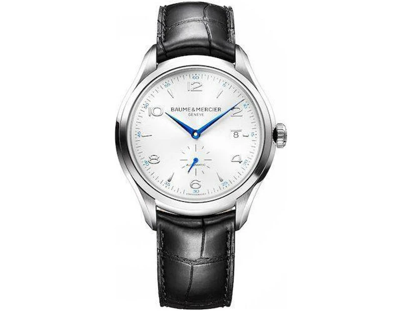 Baume & Mercier Clifton 41mm Automatic Men's Watch Classic Elegance In Timeless Silver