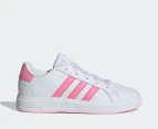 Adidas Kids'/Youth Grand Court 2.0 Sneakers - Cloud White/Bliss Pink/Clear Pink