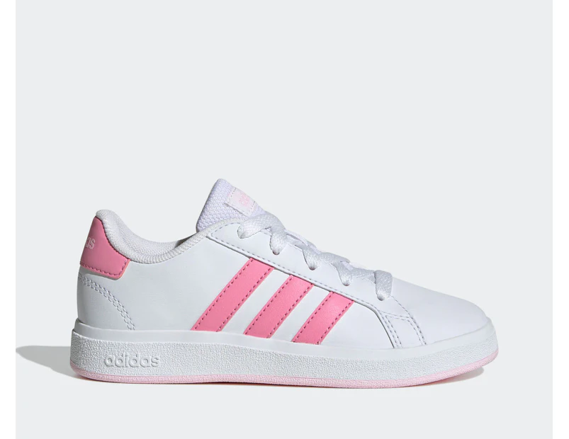 Adidas Kids'/Youth Grand Court 2.0 Sneakers - Cloud White/Bliss Pink/Clear Pink