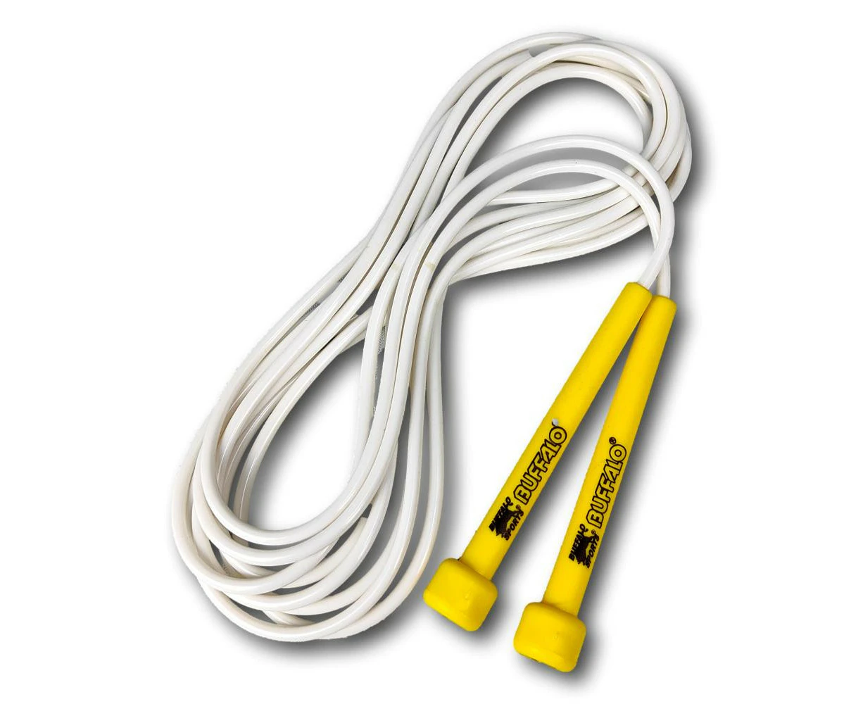 Buffalo Sports HEART Skipping Rope Yellow Handles 5m