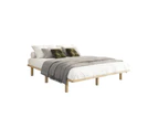 Oikiture Bed Frame King Single Wooden Bed Base