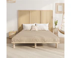 Oikiture Bed Frame Queen Size Wooden Bed Base Solid Slats