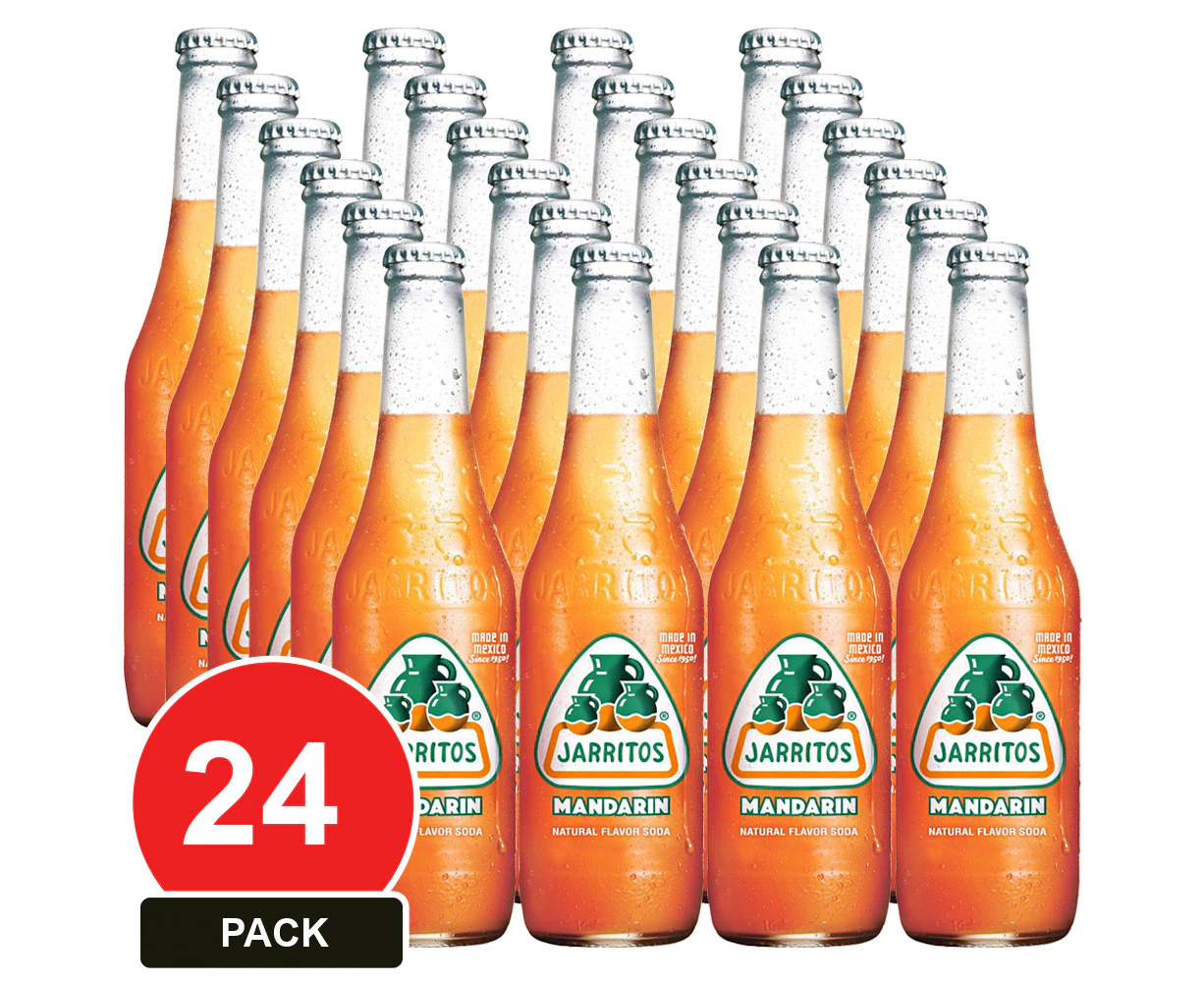 24 Pack, Jarritos 370ml Mandarin