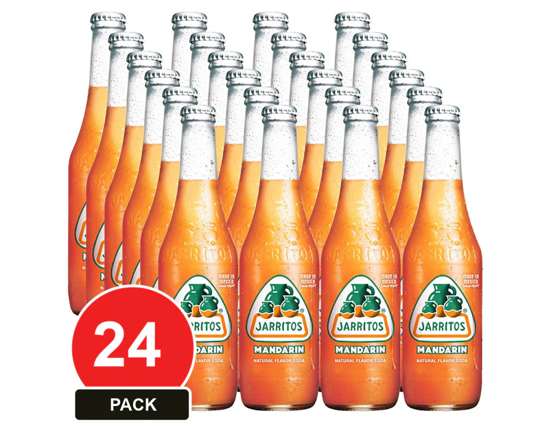 24 Pack, Jarritos 370ml Mandarin