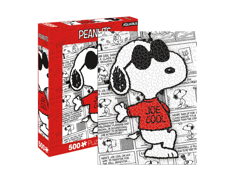 500pc Aquarius 35x48cm Peanuts Joe Cool Jigsaw Puzzle Kids/Children Play 3y+