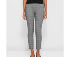 Carrie Ankle Length Skinny Bengaline Pants - Preview - Grey