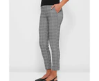 Carrie Ankle Length Skinny Bengaline Pants - Preview - Grey