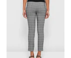 Carrie Ankle Length Skinny Bengaline Pants - Preview - Grey