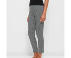 Carrie Ankle Length Skinny Bengaline Pants - Preview - Black