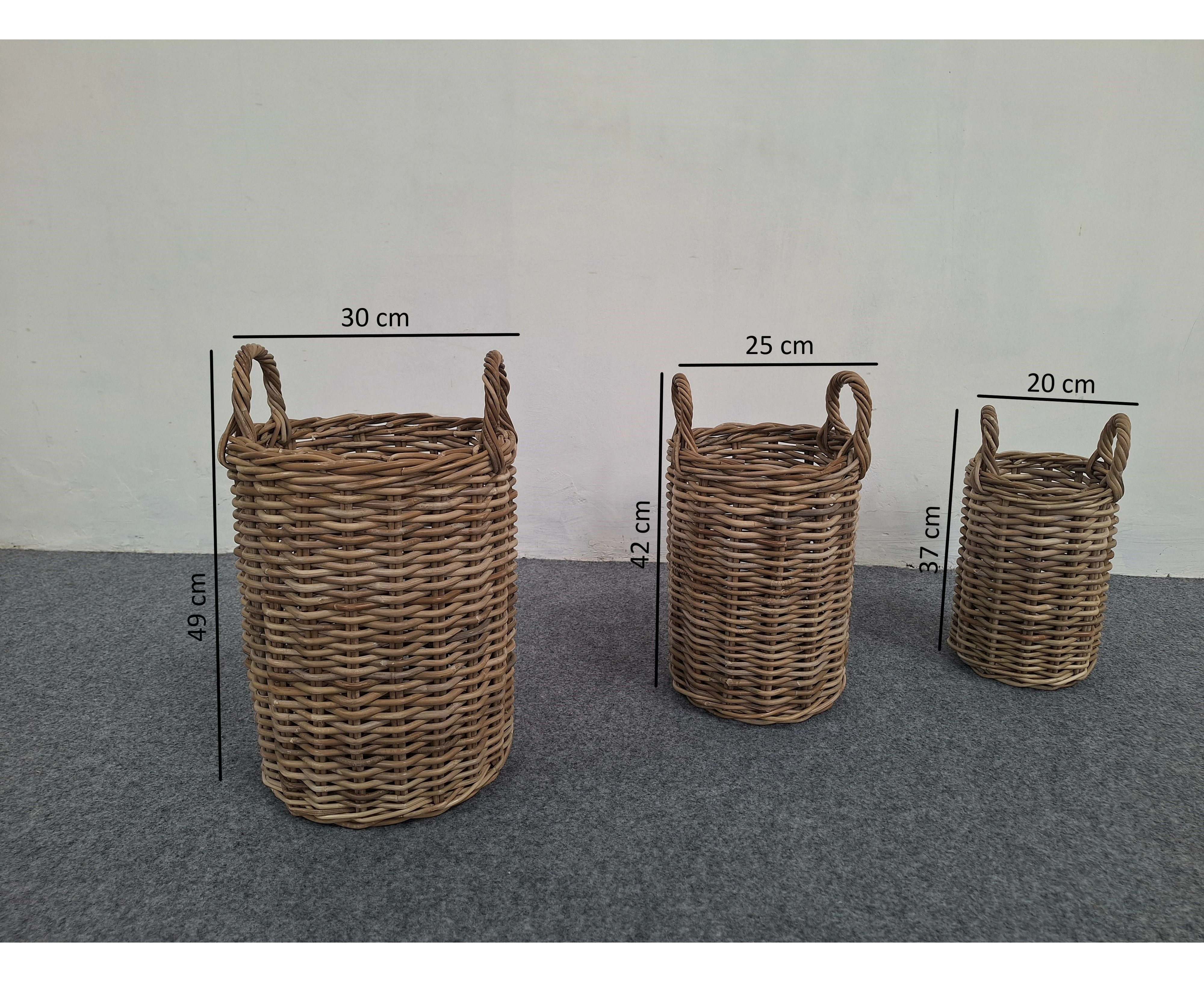 Nieda Wicker Basket (Set )