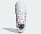 Adidas Kids'/Youth Grand Court 2.0 Sneakers - Cloud White/Bliss Pink/Clear Pink