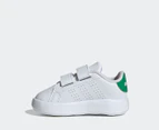 Adidas Toddler Advantage Sneakers - Cloud White/Green
