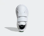 Adidas Toddler Advantage Sneakers - Cloud White/Green