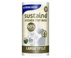 Hercules Large 34L Sustain Kitchen Tidy Bags 20pk