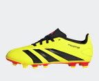 Adidas Kids'/Youth Predator Club Flexible Ground Football Boots - Team Solar Yellow/Core Black/Red