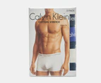 Calvin Klein Men's Cotton Stretch Low Rise Trunks 3-Pack - Black/Multi