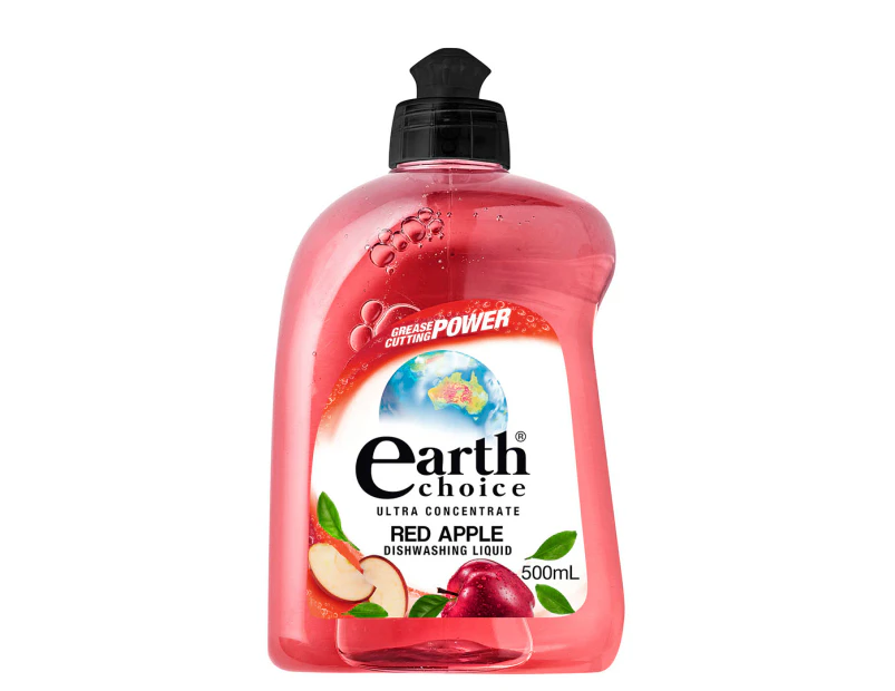 Earth Choice Ultra Concentrate Dishwashing Liquid Red Apple 500mL