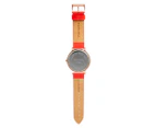 TONY+WILL Women's 42mm Classic Leather Watch - Rose Gold/Peach/White