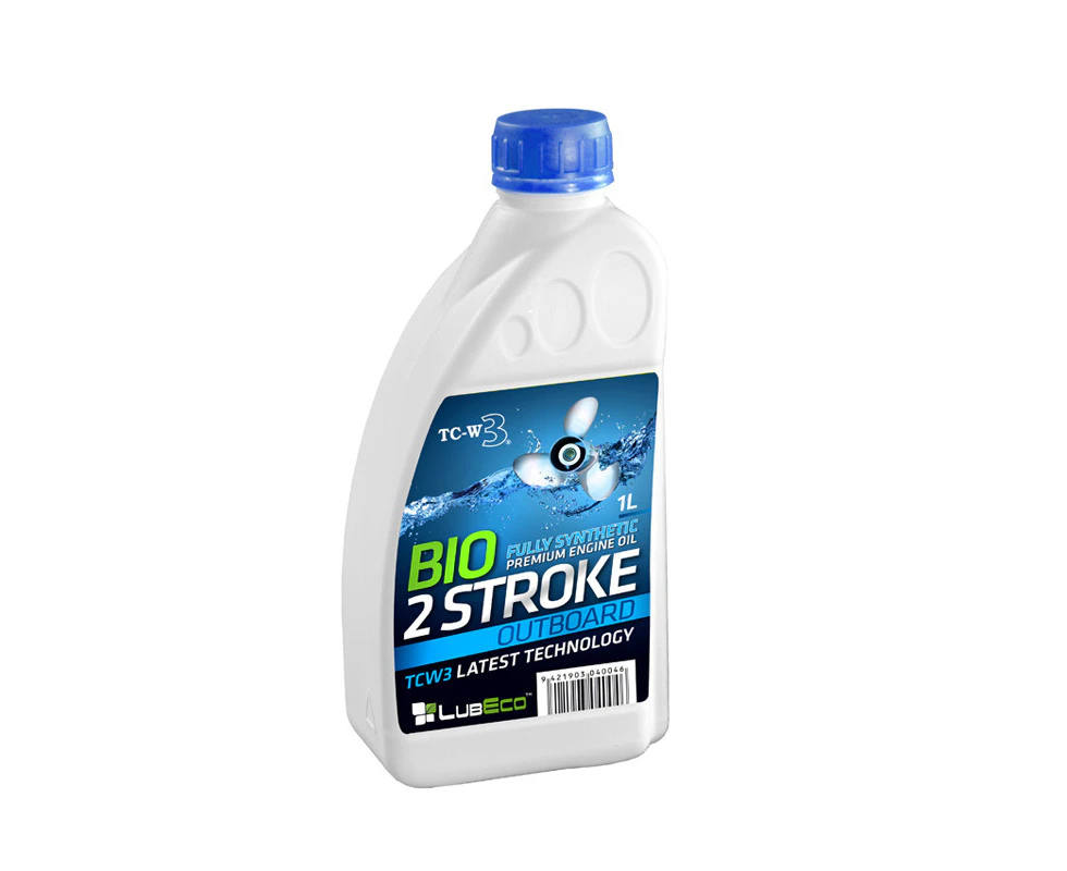 LUBECO TC-W3 2-Stroke BIO 2T Full Synthetic Outboard Oil 1L