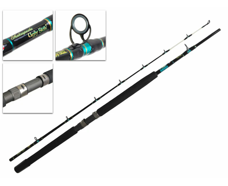 Ugly Stik Black Tiger Heavy Duty 50lb Overhead Rod 7ft 5-25kg 2pc