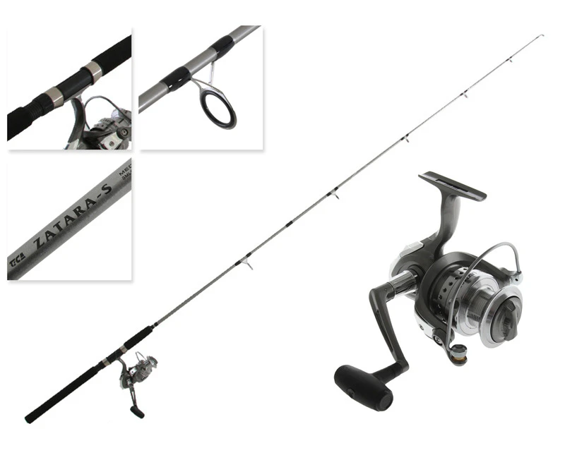 TiCA Zatara Silver LBXT4000 and SMLC70MH2S Softbaiting Combo 7ft 10-20lb 2pc