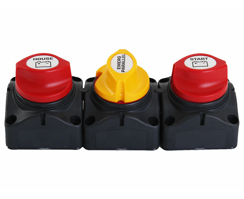 BEP Marine Dual Battery Switches with Emergency Parallel