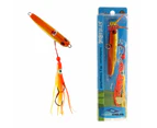 Ocean Angler Jitterbug Inchiku Lure 80g Orange Gold