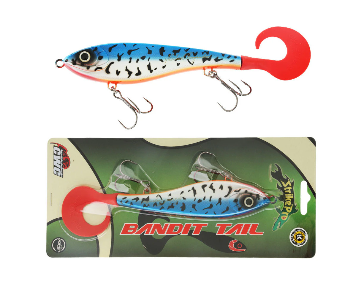 Strike Pro Bandit Tail Lure 15cm 83g Bluebait