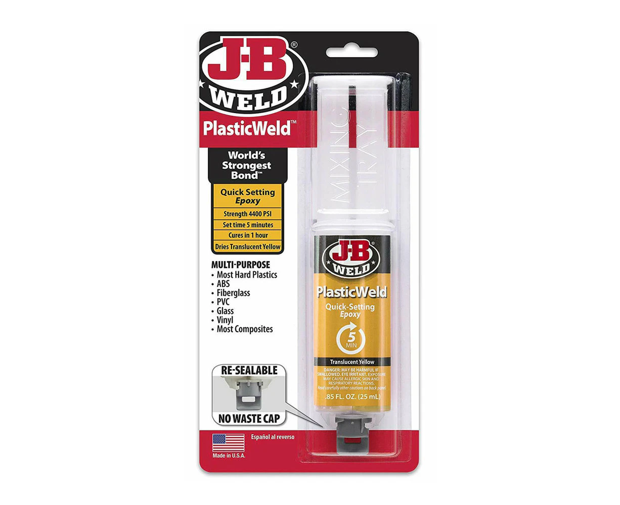 J-B Weld PlasticWeld Quick Setting Epoxy Syringe