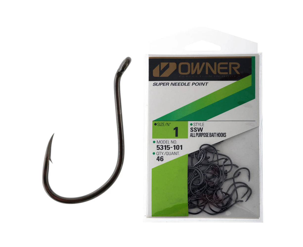 Owner SSW Needle Point Octopus Bait Hooks Pro Pack 1 Qty 46