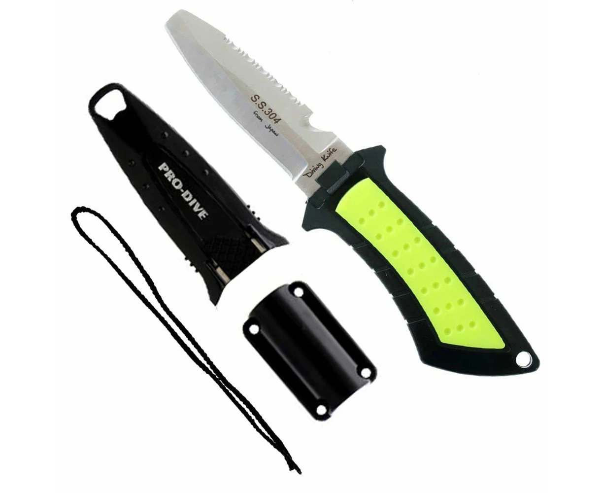 Pro-Dive 304 Stainless Steel Mini Dive Knife Blunt Tip