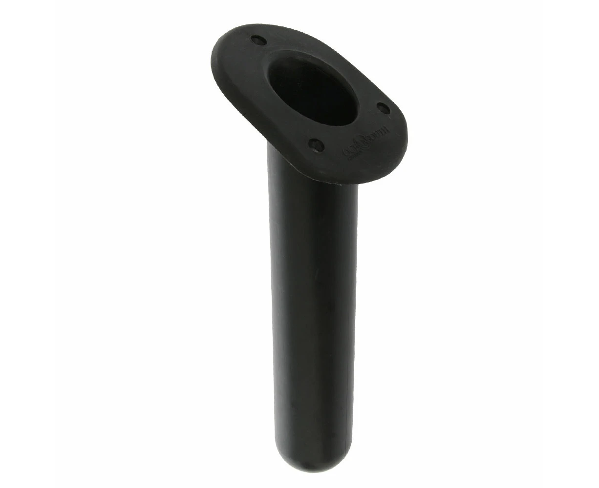 Oceansouth 30-Degree Angled Oval Rod Holder Black