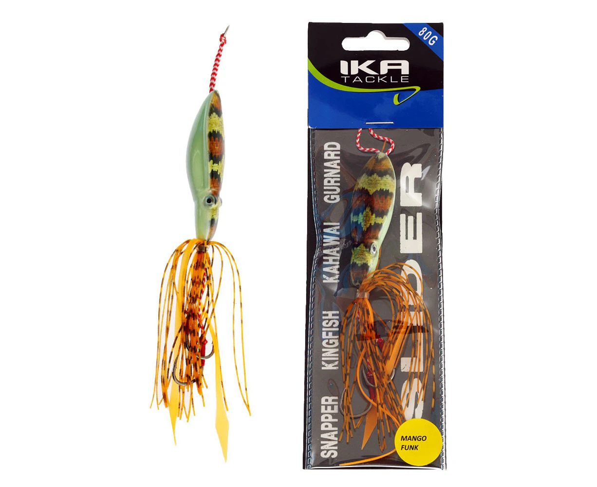 Ika Tackle Squid Slider Lure 80g Mango Funk