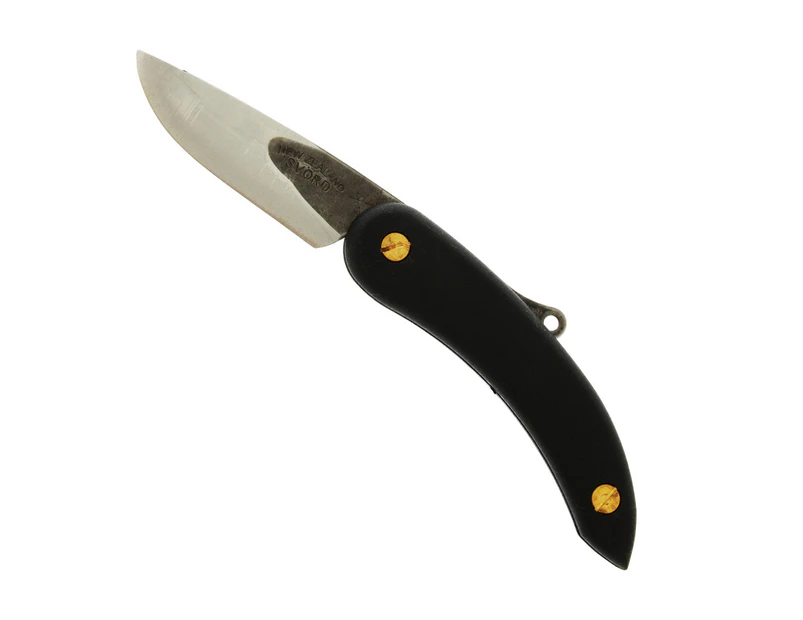 Svord Peasant Pocket Knife with Black Polypropylene Handle 3in