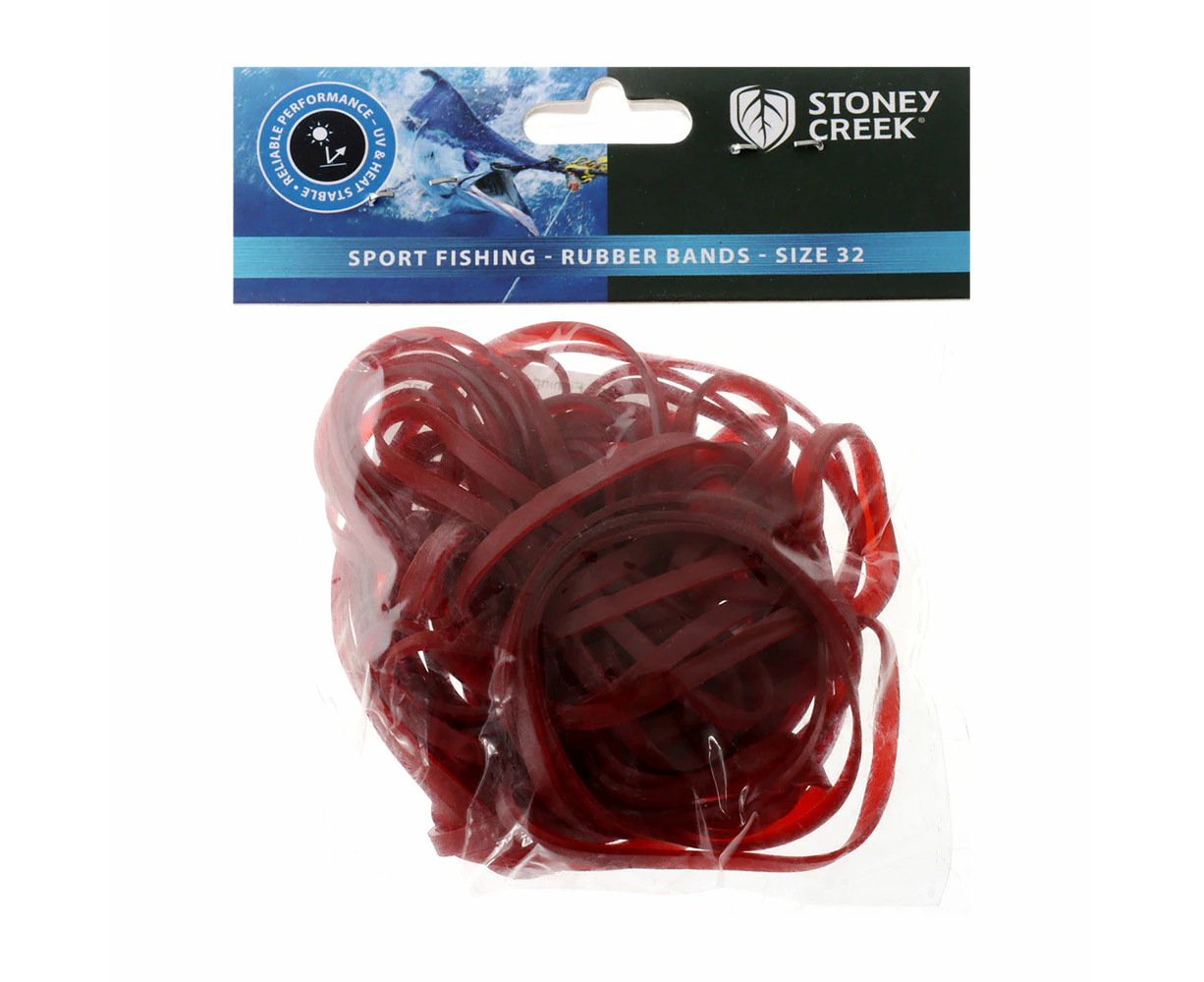 Stoney Creek Sport Fishing Rubber Band Pack Red