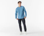 Calvin Klein Men's Linear Monogram Graphic Crew Sweatshirt - Cyaneus