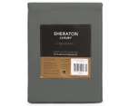 Sheraton Luxury 750 Thread Count Egyptian Cotton Blend Pillowcase 2-Pack - Charcoal