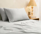 Sheraton Luxury 750 Thread Count Egyptian Cotton Blend Pillowcase 2-Pack - Silver