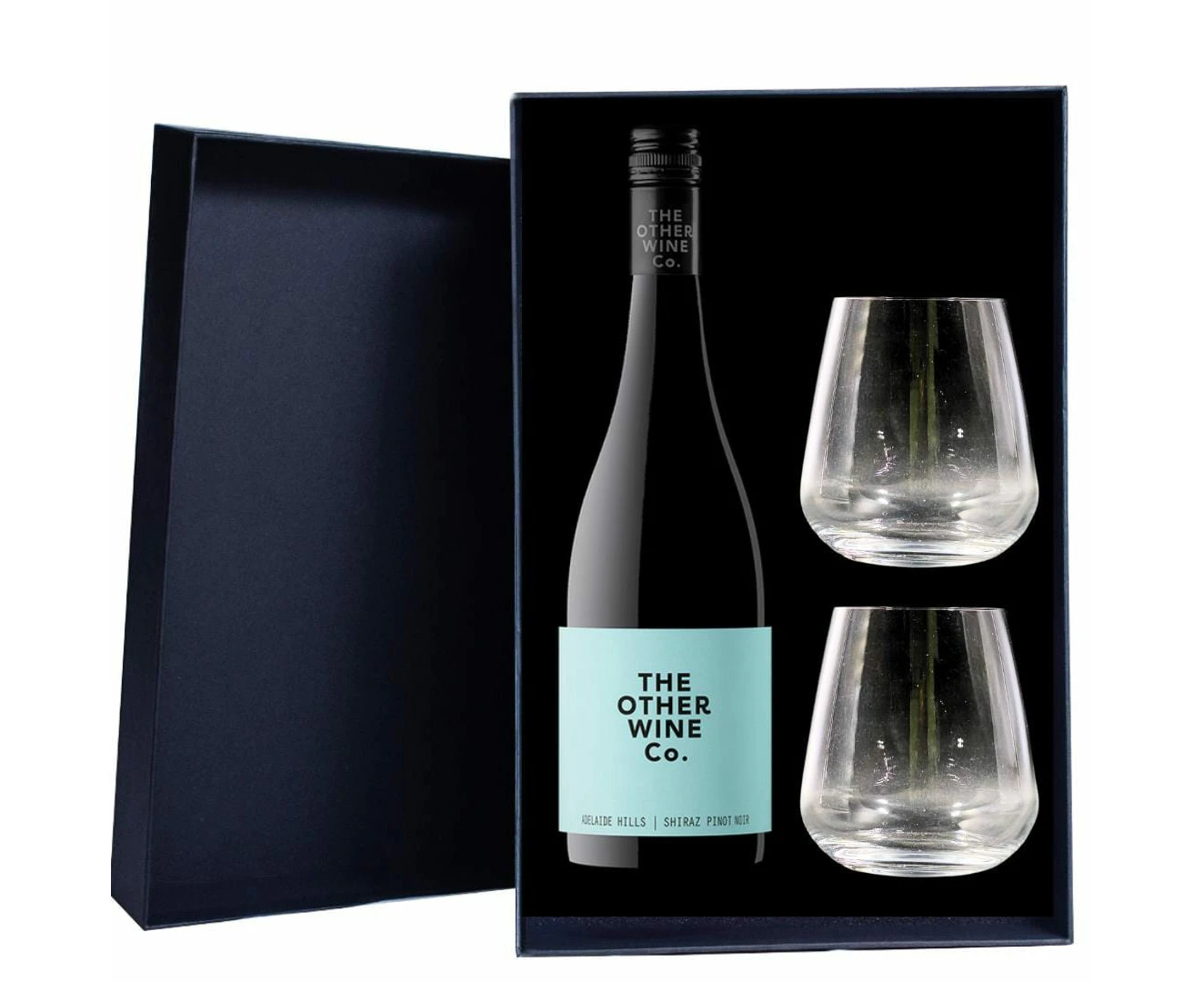 The Other Wine Co. Shiraz Gift Hamper includes 2 Premium Wine Glass