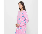 Target Long Sleeve Slogan Sleep Nightie