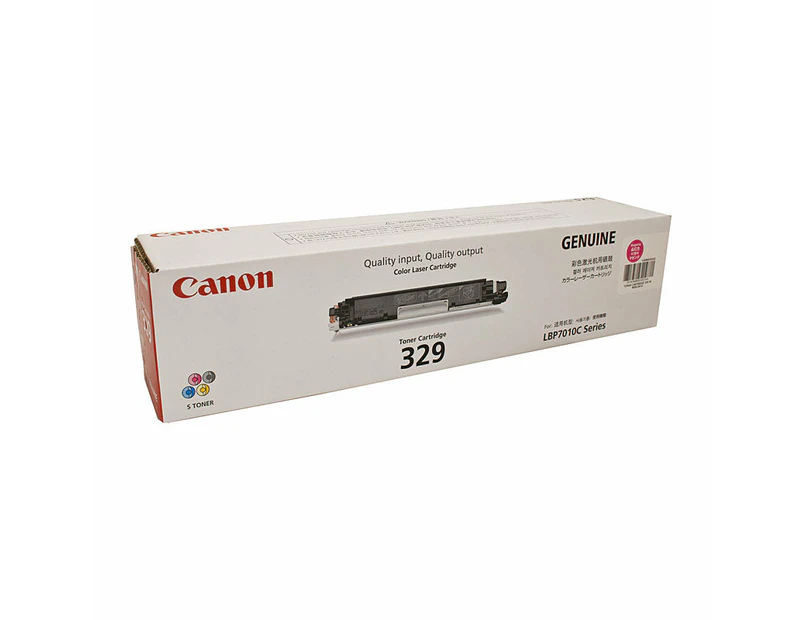 Canon CART329M Original Laser Toner Cartridge - Magenta Pack - 1000 Pages