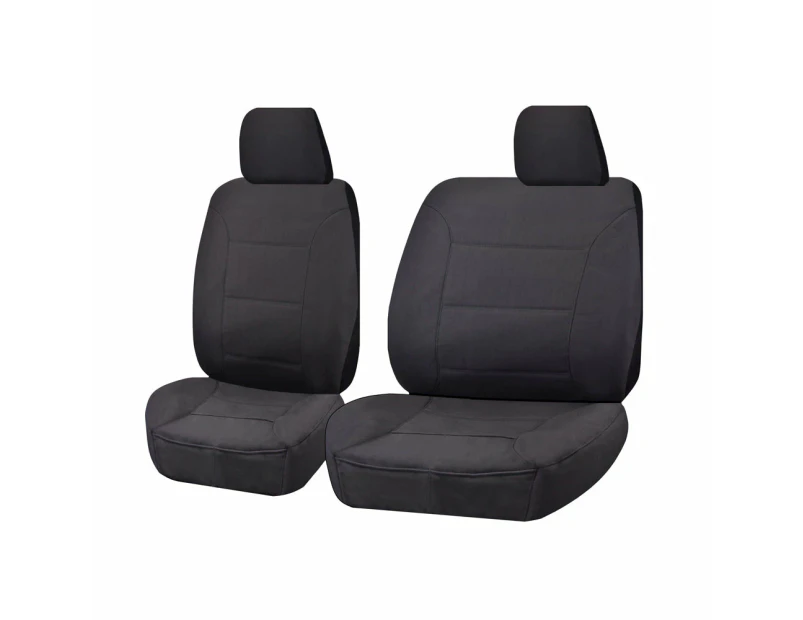 Seat Covers for MAZDA BT-50 B22P/Q-B32P/Q UP SERIES 10/2011 ? 2015 SINGLE CAB CHASSIS FRONT BUCKET + _ BENCH CHARCOAL ALL TERRAIN