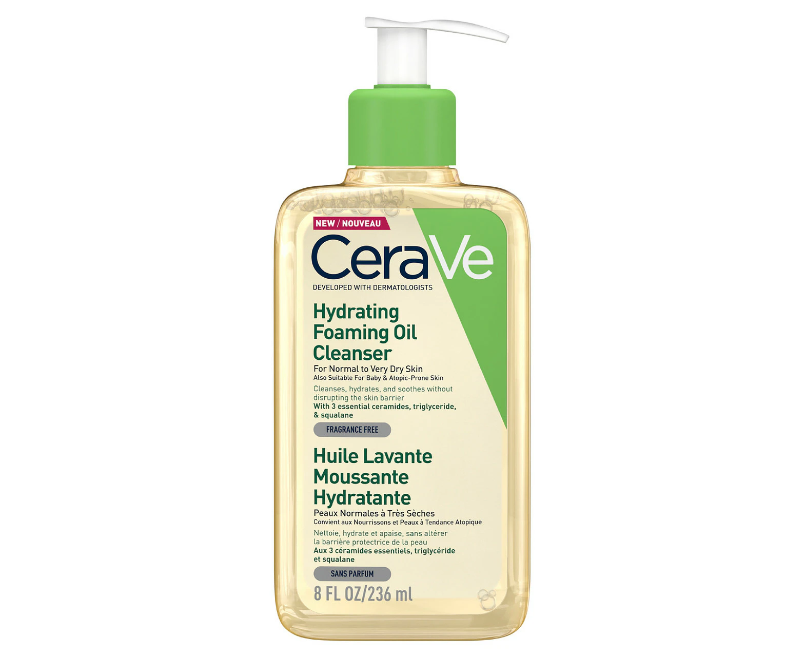 CeraVe Hydrating Foaming Oil Cleanser 236ml/8oz