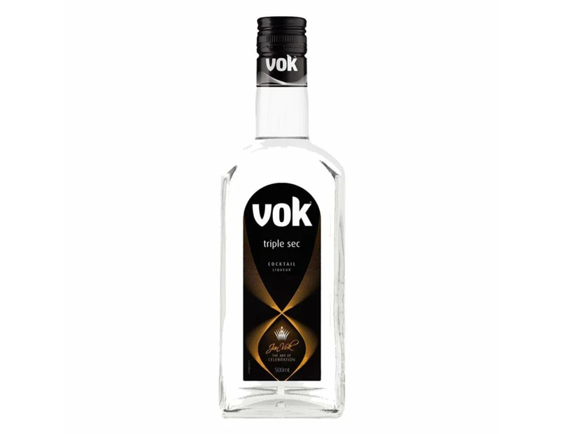 Vok Triple Sec Liqueur, 500ml 17% Alc.