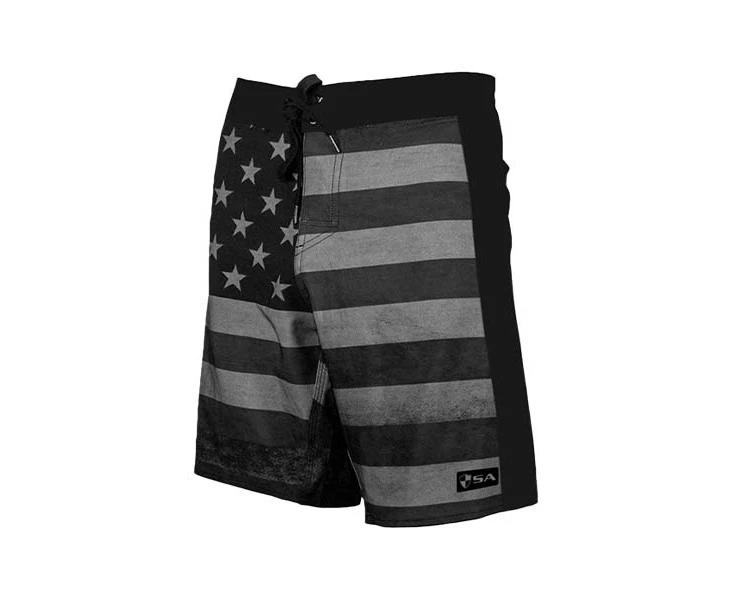 Board Shorts 2.0 - Blackout American Flag