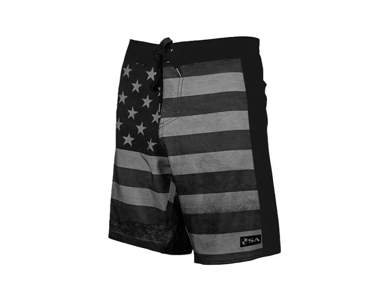 Board Shorts 2.0 - Blackout American Flag